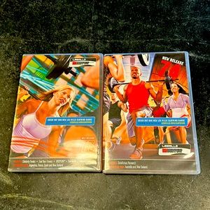 Les Mills Bodypump workout DVDs, Instructor set, no scratches, release 73&74